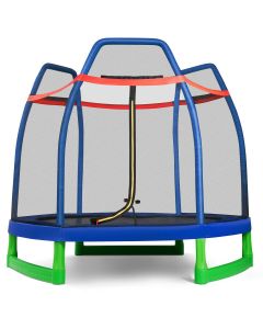 7FT Kids Trampoline with Safety Net