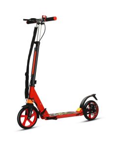 Foldable Kick Scooter Adjustable Height with Large 200mm Wheels