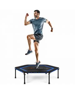 50" Fitness Trampoline Gym Exercise Jumping Foldable Rebouncer