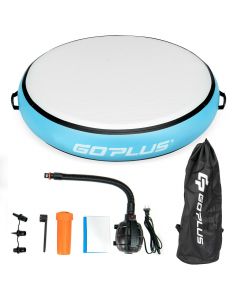 Inflatable Round Gymnastic Mat 20cm Thick Air Track Tumbling
