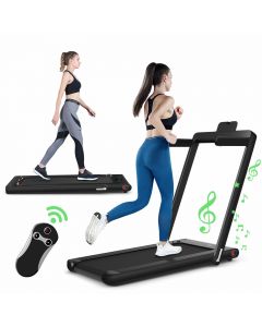 1-12Kph Folding Electric Treadmill with Bluetooth Capability