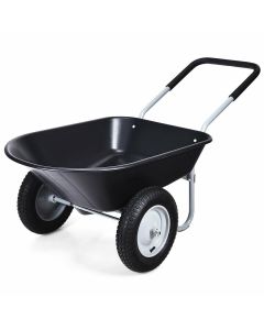 2 Tire Wheelbarrow with Pneumatic Tires 150KG