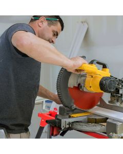 Universal Mitre Saw Stand Folding Saw Frame Compact Tool Adjustable With Wheels Red