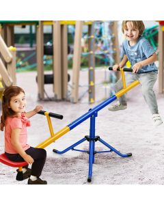 Kid's 360 Degree Swivel Seesaw with Stopper Legs
