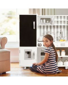 Large Wooden Kid's Play Kitchen Set Toy