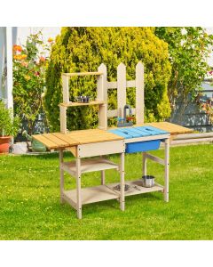 Large Kitchen Children’s Role Play Pretend Set Cook Toy Outdoor