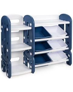 Kid's Toy Storage Organiser Children Toddlers Bookcase