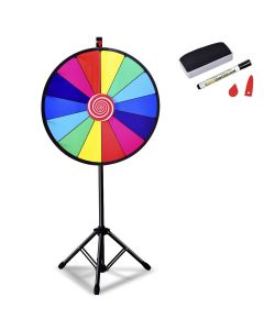 24" Color Spinning Tabletop Prize Wheel