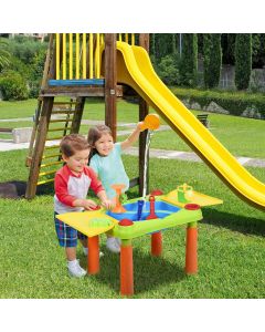 Children's Beach Activity Table Play Set with 2 Basins