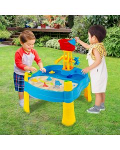 18Pcs Children Beach Activity Table Set with Umbrella Hole
