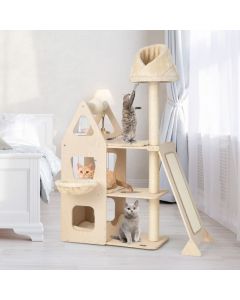 Costway Multi-Level Cat Tree with Sisal Scratching Post for Rest and Fun