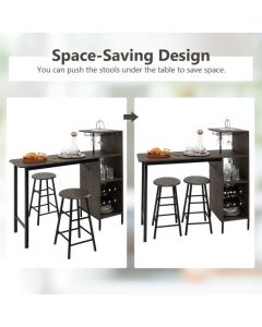 Counter Height Dining Table Set for Bistro Living Room