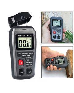 Digital Wood Moisture Meter Hygrometer Timber Damp Detector Wood Humidity Tester