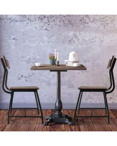 Set of 2 Dining Chair with Sturdy Metal Legs