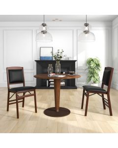 Dining Chair Set of 2 with Padded Seat and Soft Backrest