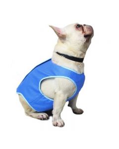 Dog Puppy Comfortable Reusable Cooling Vest Jacket for Summer Outdoor - L