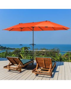 450CM Double Sided Outdoor Umbrella Twin Size with Crank Handle
