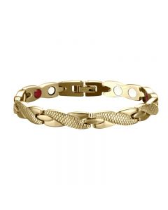Dragon Pattern Detachable Fashion Bracelet Weak Magnets Couple Bracelets - Gold