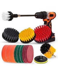 Drill Brush Electric Brush Attachment Set Power Scrubber Cleaner Head