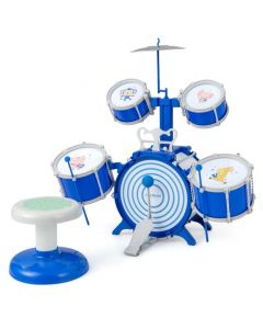 Educational Percussion Musical Instrument Toy with Bass Drum and Foot Pedal