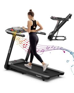 Electric Folding Treadmill Machine with LED Screen