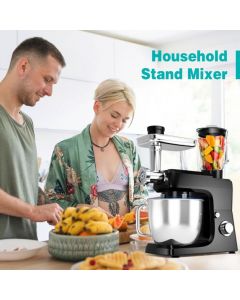 3 in 1 Electric Food Stand Mixer with Dough Hook and Mixing Bowl