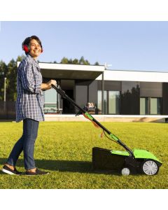 2 in 1 Electric Scarifier and Lawn Aerator with 40L Collection Box