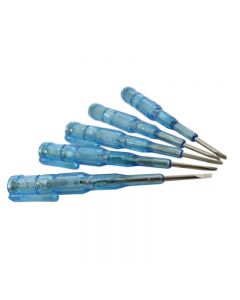 Electric Tester Screwdriver Set 14cm Multipurpose Use for Indoor Outdoor 5 Pack