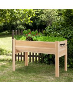 Elevated Raised Garden Bed with Funnel Design for Planter