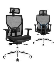 Ergonomic Mesh Office Chair with Sliding Seat Adjustable Lumbar Support