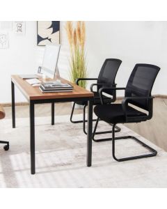 Ergonomic Mid-back Mesh Office Chair with Adjustable Lumbar Support