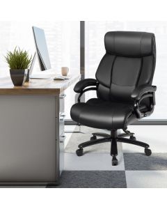 Ergonomic Office Chair with Padded Armrests and Adjustable Height