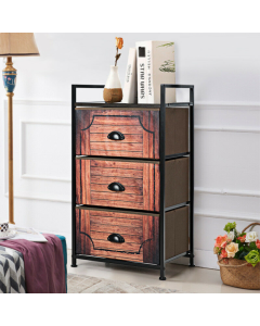 Storage Unit with Fabric Drawers and Sturdy Steel Frame