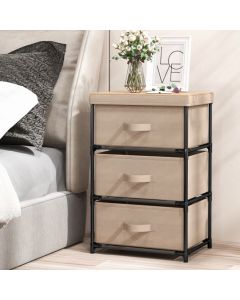 Fabric Storage Organizer Tower Unit with Removable Lid