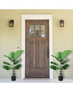 2 Packs 120cm Fake Monstera Delicious Plant with Cement Pot
