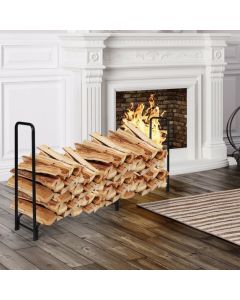 Outdoor Firewood Storage Rack with 500KG Weight Capacity