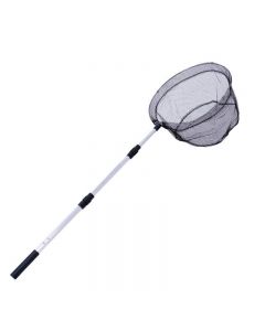 Folding Extending Fishing Net Landing Net Pole Handle 3 Section Telescopic Mesh
