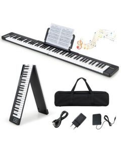 Foldable 88-Key Digital Piano for Beginners Kids Adults