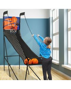 Folding Basketball Arcade Game with Electronic Scorer and Buzzer