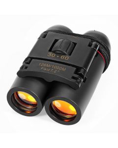 30x60 Outdoor Travel Folding Binoculars Telescopes - Black