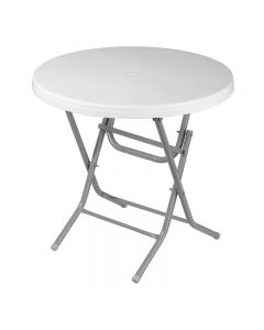 Round Folding Table for Restaurant Bar Cafe Commercial Dining 80 x 73 cm