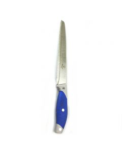 Stainless Steel Serrated Blade Kitchen Catering Household Food Prep Knife 20cm