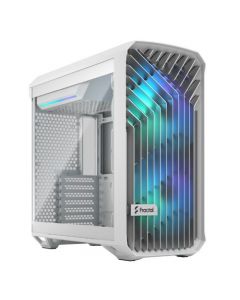 Fractal Design Torrent Compact White TG RGB Gaming Case w/ Clear Glass Window