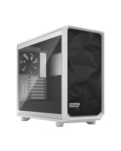 Fractal Design Meshify 2 White TG Gaming Case w/ Clear Glass Window