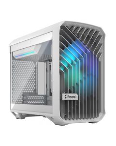 Fractal Design Torrent Nano Light TG RGB White Case w/ Light Tint Glass Window