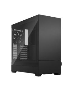 Fractal Design Pop Silent Black TG Gaming Case w/ Clear Glass Window