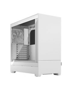 Fractal Design Pop Silent White TG Gaming Case w/ Clear Glass Window