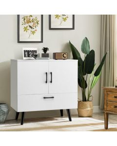 Freestanding Wooden Buffet Sideboard with Drawer