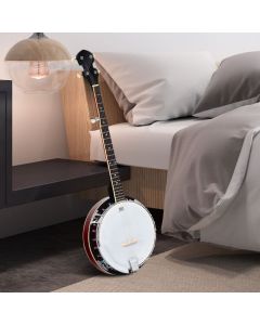 39 Inch Full Size Banjo with 24 Bracket Remo Head Geared 5th Tuner