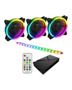 GameMax ARGB Kit - 3x 12cm Velocity Fans